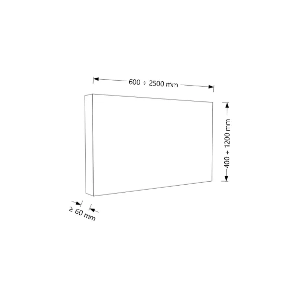 Wave Acoustics WB - wymiary